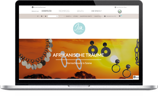 INAstyle - Laptop Ansicht