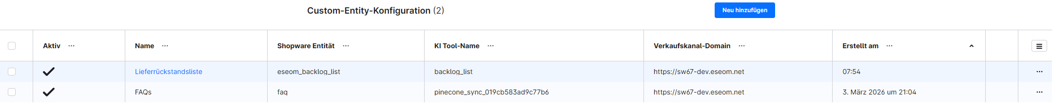 KI-Chatbot-Custom-Entity-Konfiguration
